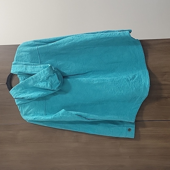 Soft Surroundings Forsythia Paisley Jacquard Hooded Pullover-Size Large - Picture 15 of 16